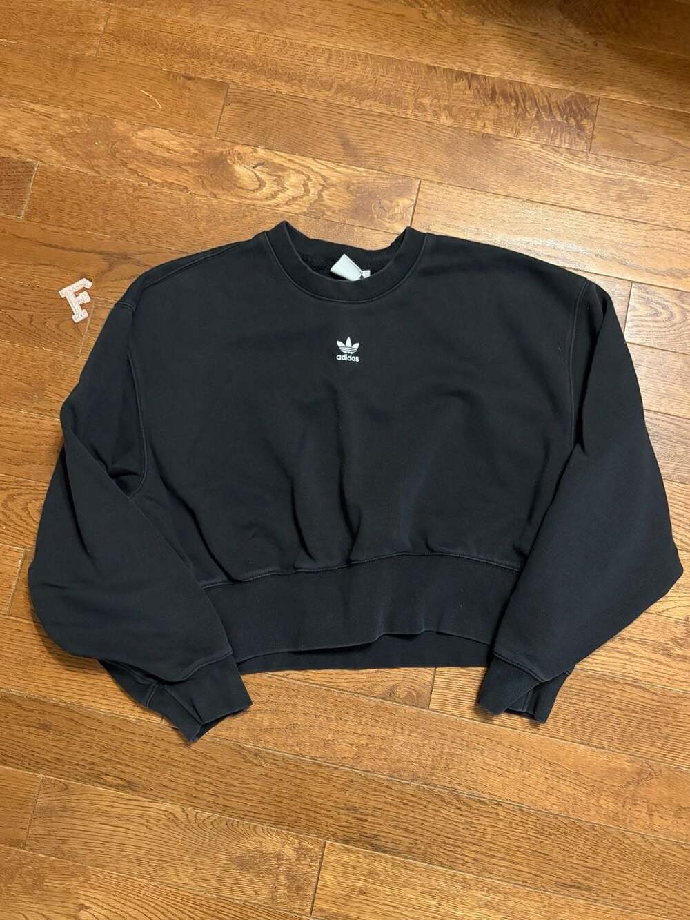 Adidas Adicolor Essentials Fleece Sweatshirt Size S Black